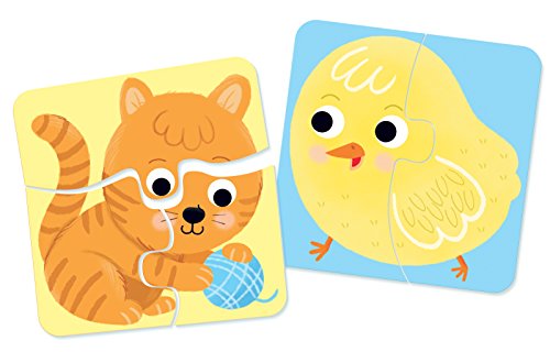 Nathan Animaux de la Ferme à Assembler Séparer Assembler Reconstituer des Images Découvrir les Animaux de la Ferme Jeu Educatif A Partager en Famille Dès - vue 3