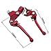 TC-Motor Red Handle Brake Clutch Levers for Chinese Pit Dirt Trail Bike Motorcycle Motocross 90cc 110cc 125cc 140cc 150cc