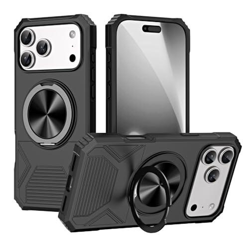 Coque rigide Apple iPhone 14 Pro Max magnétique silicone avec support anneau