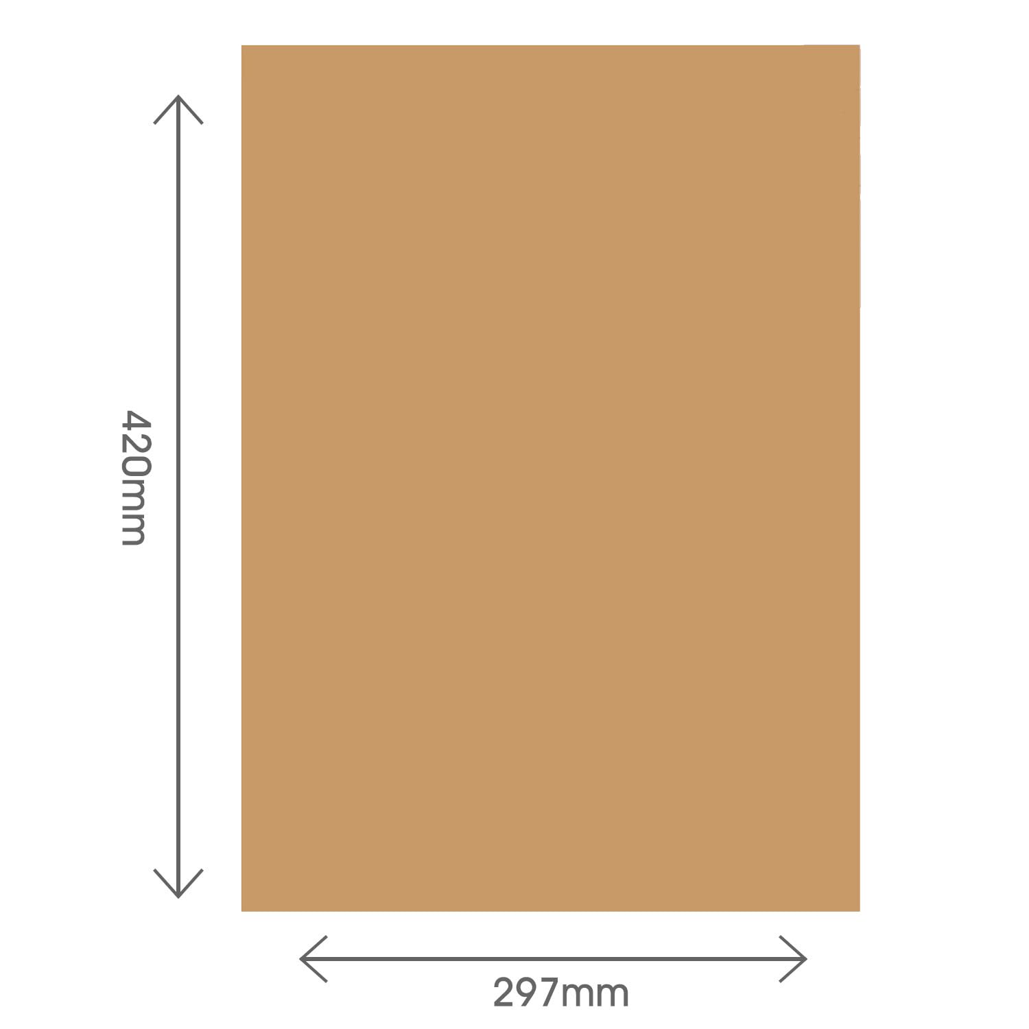 Artway Tektura falista 2 mm – 300 g/m² laminowane powierzchnie zewnętrzne. A3 x 60 arkuszy