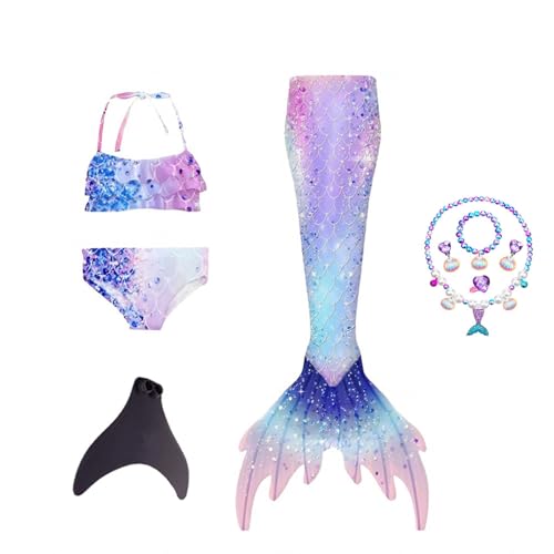 Confezione da 3 Costume Piscina Bambina Viene Fornito con Collana