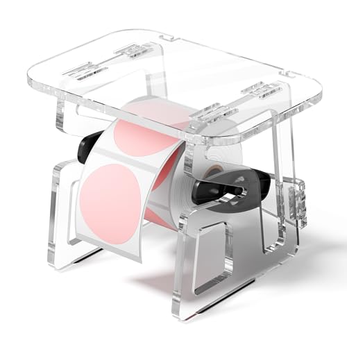 Image of Phomemo Bluetooth Thermal Label Printer, 241BT 4X6 Wireless Shipping Label Printer for Small Business, Pink Labels Printers with Label Holder
