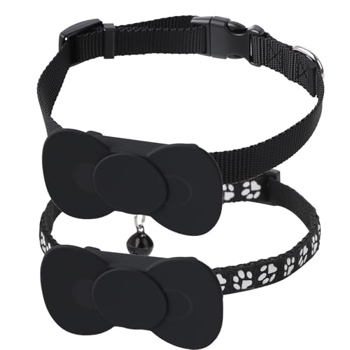 Dechoga Mini GPS Tracker für Katze und Hund mit Live-ortung (Kompatibel mit IOS) Airtag und Tractive GPS Tracker für Hunde, Ohne ABO, Weglaufalarm - Ideal für Fahrrad und Jedes Halsband Geeignet
