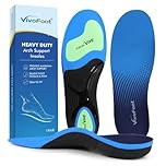 VivoFoot Plantar Fasciitis Orthotic Arch Support Insoles - Foot Pain & Flat Feet Fatigue Relief, Breathable Shock-Absorbing Support Inserts for Walking, Work, Running & Everyday Shoes (XL:31cm)