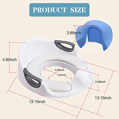 Potty Training Seat For Boys Girls Kids Toddlers Toilet Training Seat Potty Seat For Baby With Detachable Soft Cushion Sturdy Handle And Backrest #TOP6