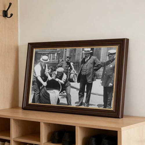 Impression sur toile Prohibition Raid 1921 grand format de luxe - 3