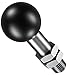 BRCOVAN 1'' Ball Adapter with M10 x 1.25 x 15 Threaded Post Compatible with RAM Mounts B Size 1 Inch Ball Double Socket Arm