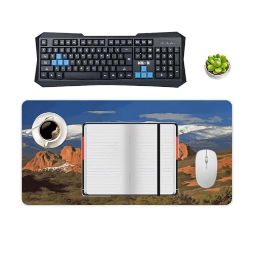 Pikes Peak Colorado Desk Pad Large 30x60cm Rubber miniatura 4