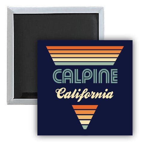 Calpine California 2.5 x 2.5-Inch Fridge Magnet Retro Design