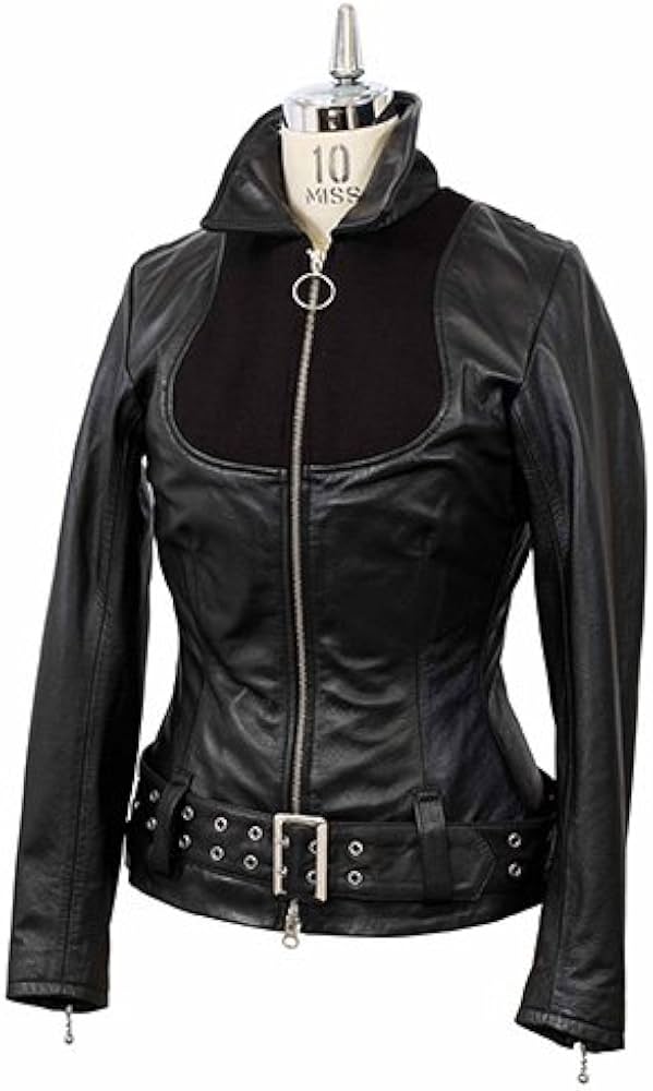 Amazon | カドヤ(KADOYA) バイク用レザージャケット レディース MF