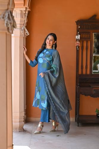 Image of Kalaanj Women Women Rayon Blend Kurta Set