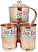 Jay-Enn Pure Copper Water Jug with 2 Glasses Set, Traditional Copper Drinkware