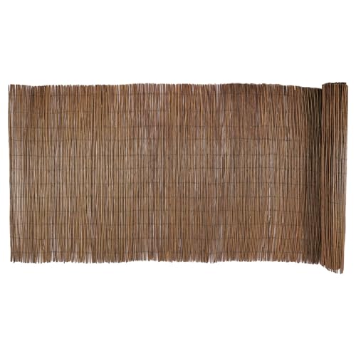 Natural Willow Fence Roll 2FT x 14FT, Eco-Friendly Garden Border