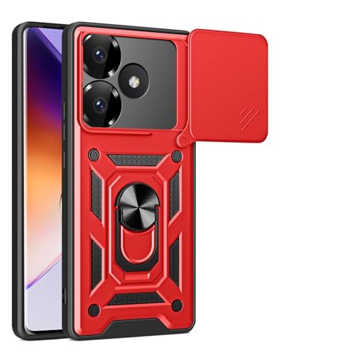 ILING Case for Xiaomi POCO F6 5G, Ultra-thin Matte Texture Hard PC + Soft Silicone TPU Bumper Shockproof Heavy Duty Cover
