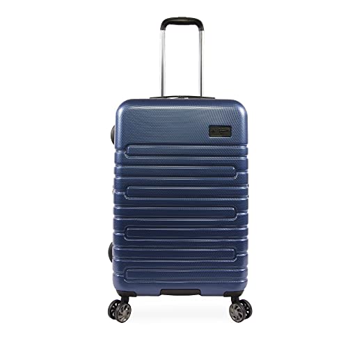 ORIGINAL PENGUIN 3 Piece Expandable Suitcase with Spinner Wheels, Metallic Blue, 3pc Set2