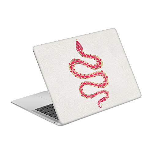 Skin MacBook Air 13 A1932 Cat Coquillette Serpent Rose autocollant en vinyle