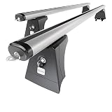 Mossa Portaequipajes de Techo adecuadas para Opel Vectra GTS Hatchback (2002-2008) - baca para Coche - Barras para Techo de Coche - Puntos de Montaje 2