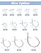 BLUEWING Big Game Circle Hooks Heavy Duty Stainless Steel for Saltwater & Freshwater Fishing, Size 07: 14/0, 5pcs