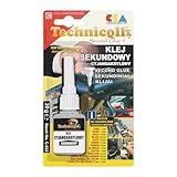 Sehr starker Sekundenkleber, für Glas, Gummi, Metall, Holz, Porzellan, Keramik, 20 g