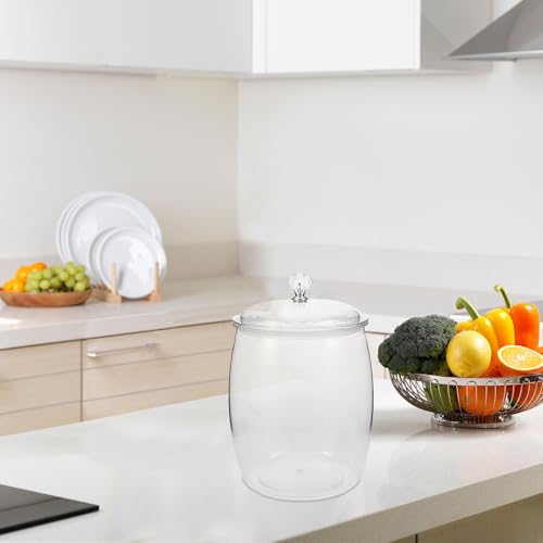 Recipiente de plástico de 3.8l hermético para conservar alimentos secos 7