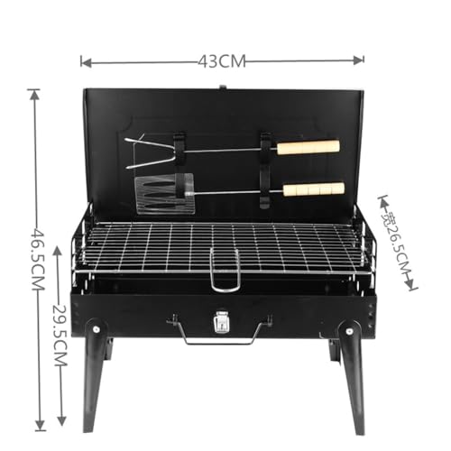 Poêle à barbecue pliable et portable pour camping et maison