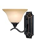 Dover 12-7967 Series Oil Rubbed Bronze finish 1-Light Wall Light.