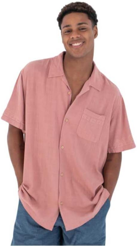 Laguna Camp Embroidered Short Sleeve