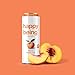 Happy Being Sparkling Nutrient-Rich Peach Rose White Tea – Infused with Turmeric, Elderberry, Vitamin D3, Caffeine Free, Plant-Based, Low Calorie & Low Sugar Drinks, 12oz (4 Pack)