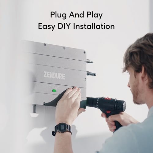 Zendure Solar Power System, Home Solar Energy Storage System Plug and Play Power Generator, 1800W Solar Input, 1200W Output, 3840Wh LFP Battery, 1640W Solar Panel, 900W Microinverter, Smart Meter - Image 5