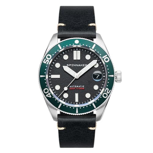 Spinnaker Herren 40mm Croft Mid Size Automatik Nomad Uhr mit echtem Lederarmband SP-5100-02