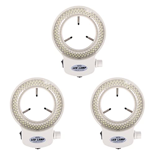 Anneau de Lampe LED Éviter Reflets Miniscope Éclairage 6000K Réglable 3X