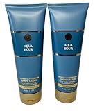 Bath & Body Works Aqua Hour Ultimate Hydration Body Cream 8 Ounces Pack of 2