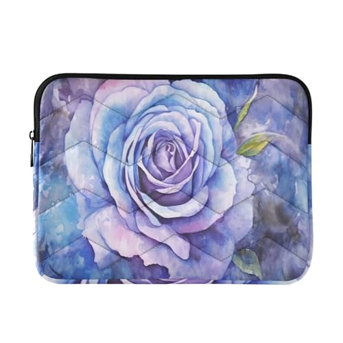 Funda para portátil 13-14'' acuarela rosa azul impermeable