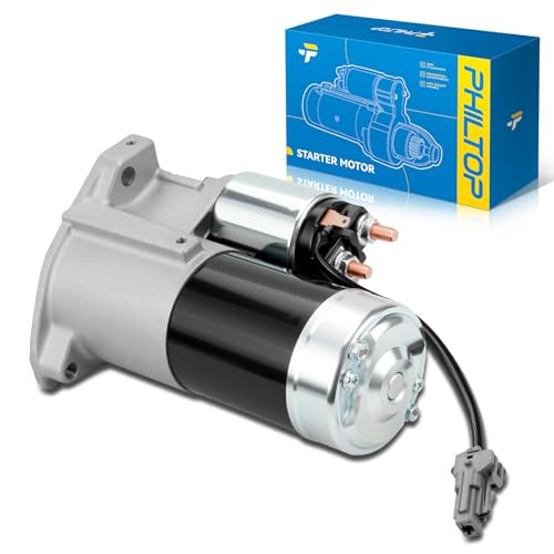 Image of PHILTOP Automotive Starter Compatible with 2005-2019 Frontier, 2005-2014 Xterra, 2005-2010 Pathfinder, 2012 Pathfinder, 2009-2012 Equator13 Tooth for 17942N