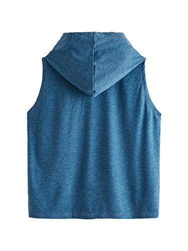 Image of SweatyRocks Women's Workout Tank Tops Sleeveless Running Athletic Hoodie Sports Gym Exercise Tops Dance Clothes