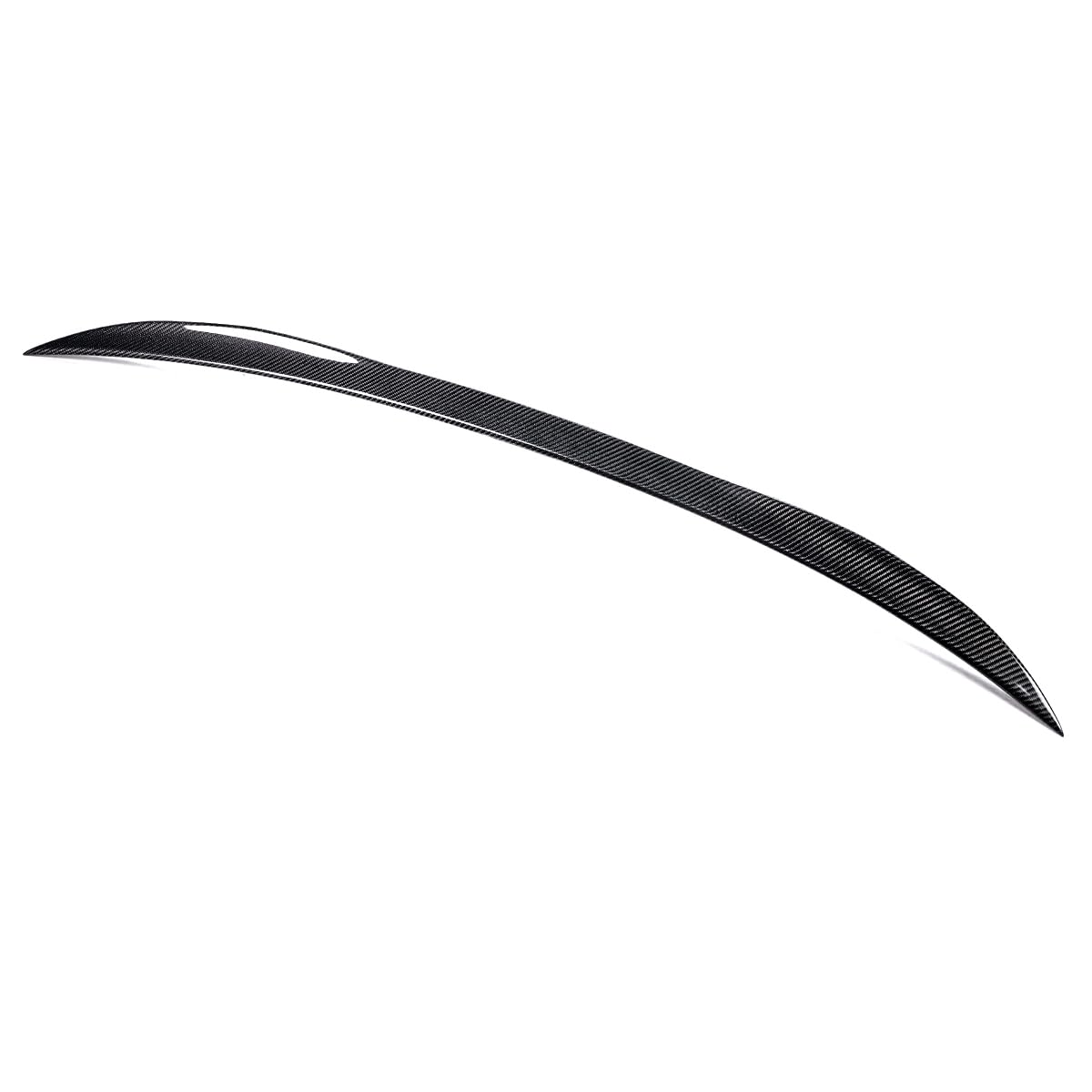 V Style Real Carbon Fiber Sleek Highkick Trunk Spoiler Wing Boot Lid Compatible for 2021-2023 BMW G23 430i M440i G83 M4 Convertible