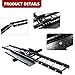 Grandroad Auto Motorcycle Hitch Carrier, 500LBS Heavy Duty Steel Dirt Bike Carrier with Loading Ramp, Anti-Tilt Locking Device, Motorcycle Rack for Dirt Bike Hitch Hauler