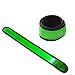 Techion 2 Pack LED Slap Armband / LED Snap on Armband with High Visibility for Cycling / Biking / Walking / Jogging / Running Gear(Green Pack)