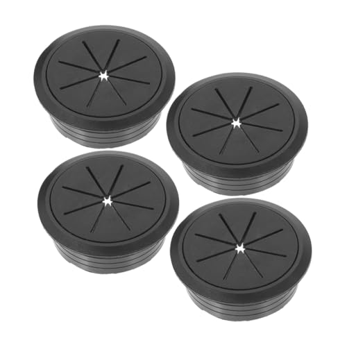 OSALADI 20 piezas Tapones para agujeros de cable para ordenadores y escritorios, fácil instalación para gestión de cables miniatura 6