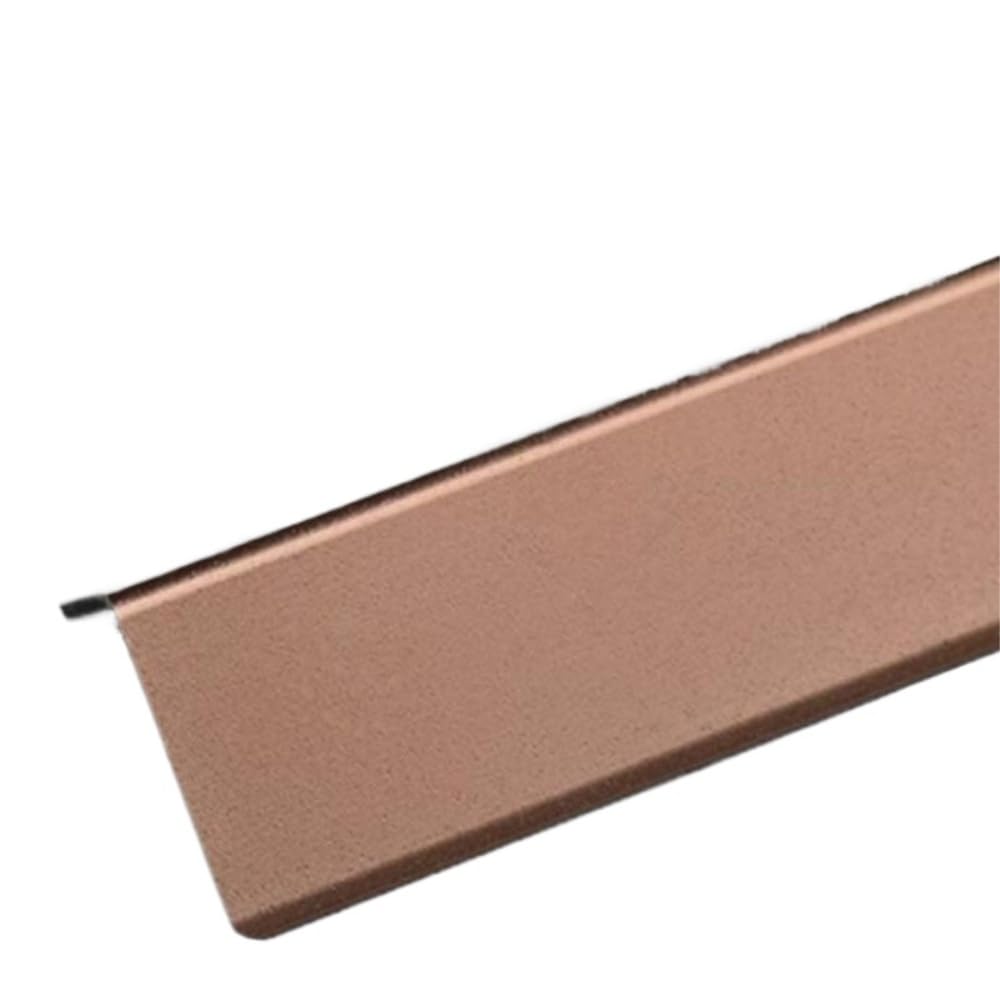 50cm Length Corner Protection Strips Aluminum Alloy Metal Wall Protection Strips Corner Anti-collision Stickers(Frosted rose golden,3x3x50cm 10Pcs)