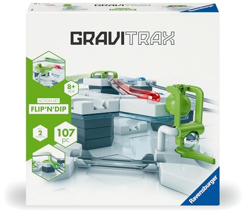 Ravensburger GraviTrax Flip n Dip Starter-Set - Marble Run and Construction Toy For Kids Age 8 Years Up - STEM [Amazon Exclusive]