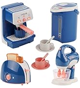 9-teiliges Kinderküche Zubehör Set - Burger & Fast Food Spielzeug Ab 3 Jahren