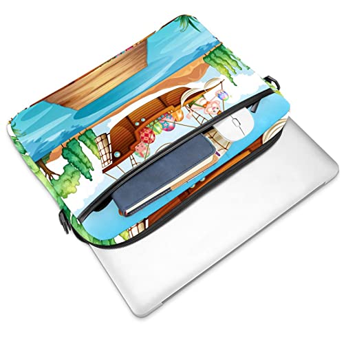Sac ordinateur 13.3 pouces motif de Pâques, idée cadeau originale - 2