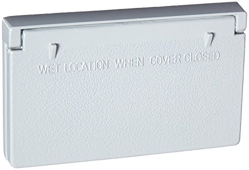 Morris 37020 Horizontal GFCI/Decorator 1-Gang Weatherproof Cover
