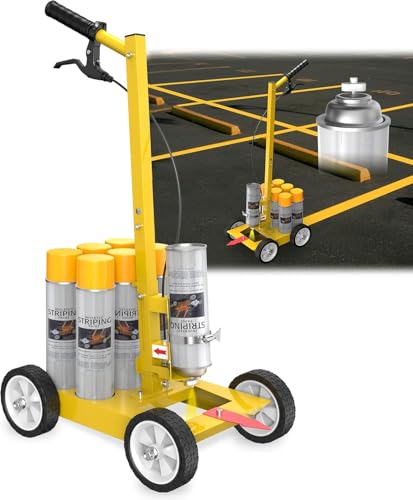 SCNKKL Parking Lot Striping Machine Striping Line Marking Machine Compatible with Professional Inverted Striping Spray Paint Line Paint Striper Machine for Fast and Accurate Marking (35)