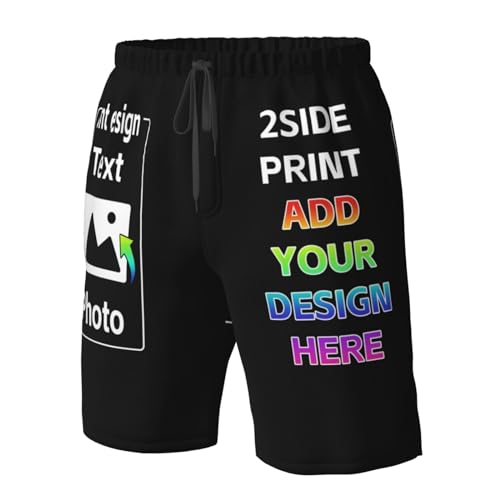 Men's Custom Shorts with Logo Text Photo, Where You Design Personalized Shorts, Gifts, Shorts and Custom Sports Shorts4