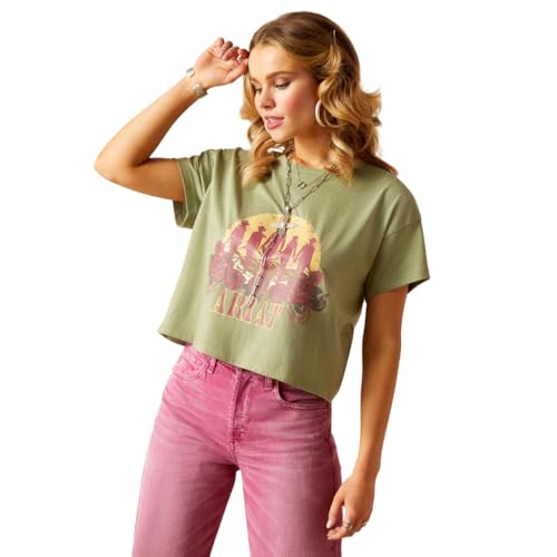 ARIAT Women's Charlie T-Shirt, Sage, X-Large - image 1