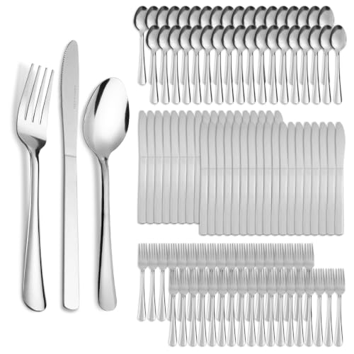 Image of 108pcs Silverware Set - Dinner Forks, Dinner Spoons & Dinner Knife