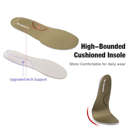 Image of Men's Extra Wide Walking Sneakers Wide Toe Box Orthopedic Shoes with Arch Support for Flat Feet & Foot Pain Relief