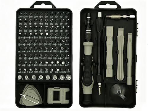 Image of Aventurine Precision Screwdrivers Set, 115 in 1 Small Magnetic PC Repair Tool Kit for iPhone Laptop MacBook iPad PC Watch PS4 PS5 Tablet Glasses Xbox Switch Consoles Controller, Mini Screwdrivers Set